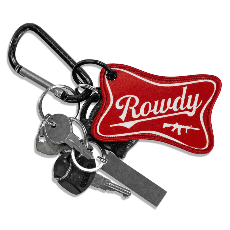 Load image into Gallery viewer, Rowdy Beer Logo Keychain
