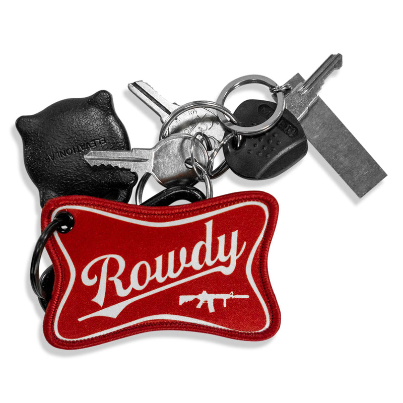 Load image into Gallery viewer, Rowdy Beer Logo Keychain
