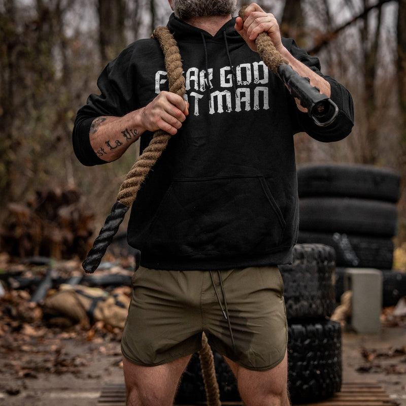 Load image into Gallery viewer, Fear God. Not Man Fleece Lined Hoodies
