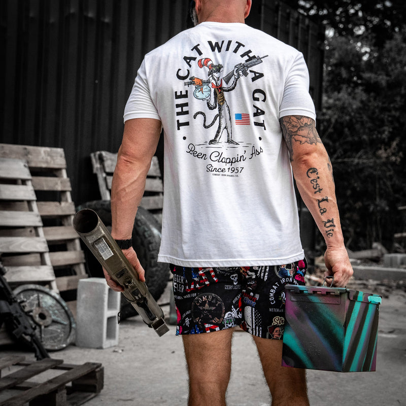 Load image into Gallery viewer, The Cat With A Gat Remix Men&#39;s T-Shirt
