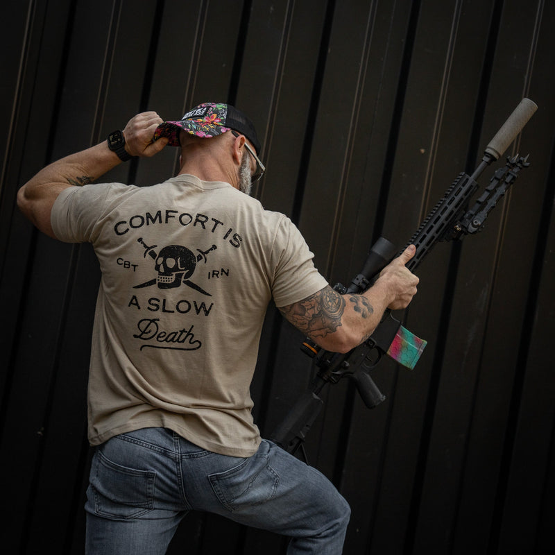 Load image into Gallery viewer, Comfort Is A Slow Death Men's T-Shirt
