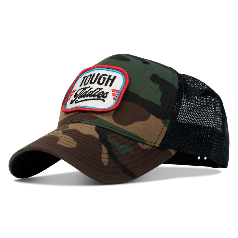 Load image into Gallery viewer, Tough Tiddies USA Patch Snapback Hat
