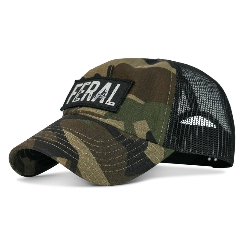 Load image into Gallery viewer, Feral Patch RipStop Tactical Mesh Snapback Hat
