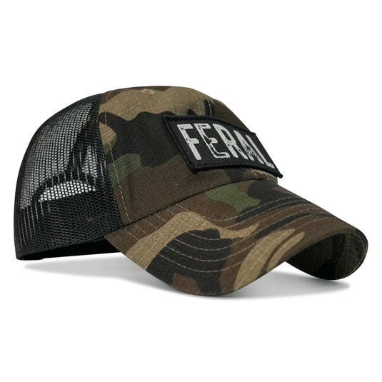 Feral Patch RipStop Mesh Snapback Hat
