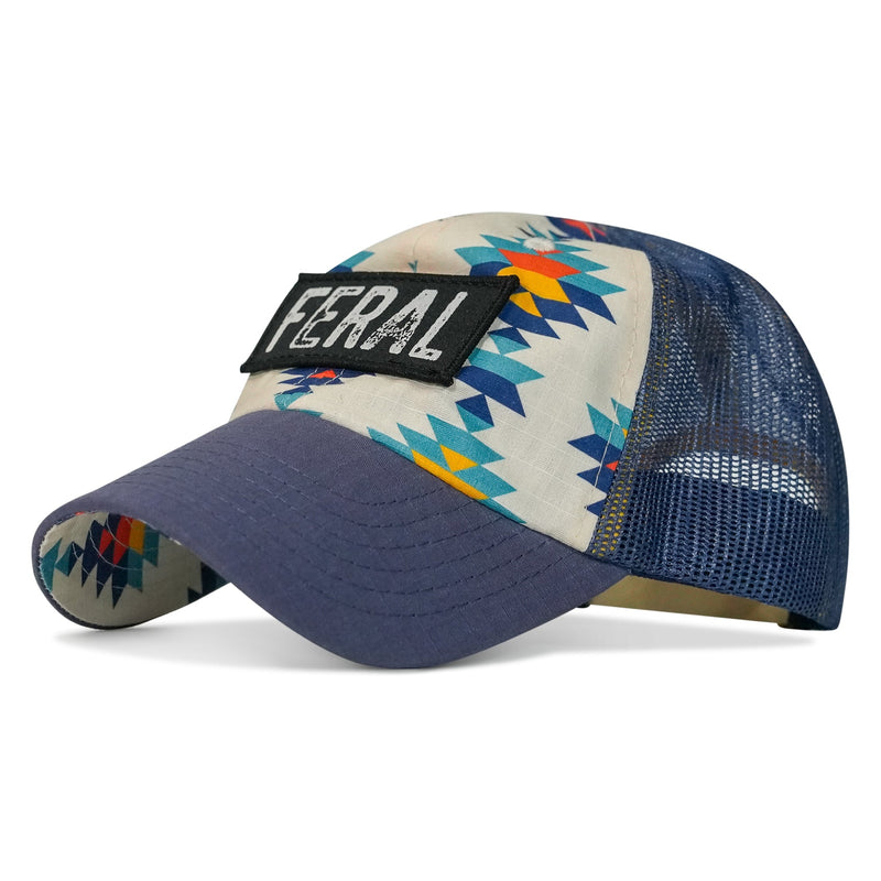 Load image into Gallery viewer, Feral Patch RipStop Mesh Snapback Hat
