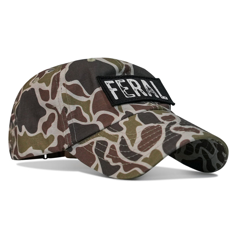 Load image into Gallery viewer, Feral Patch Low Profile Ripstop Hat
