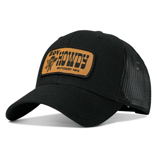 Boy Howdy Western Patch Snapback Hat
