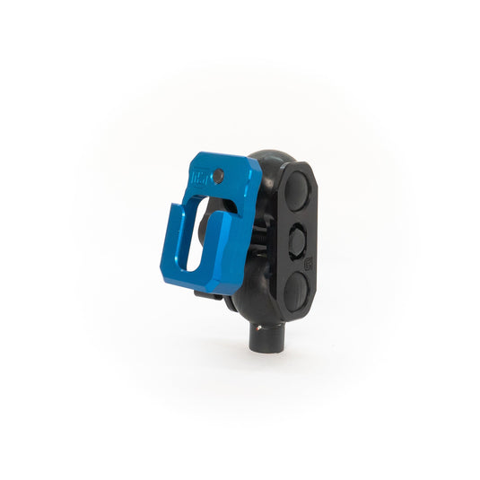 Radio Mic Mount with 1" Ball Adapter (Machined Aluminum)