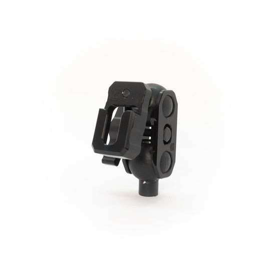 Radio Mic Mount with 1" Ball Adapter (Machined Aluminum)