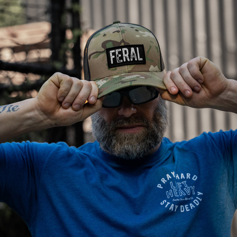 Load image into Gallery viewer, Feral Vintaged Patch Snapback Hat
