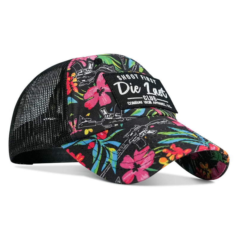 Load image into Gallery viewer, Shoot First. Die Last. Club Patch Tactical Ripstop Mesh Snapback Hat
