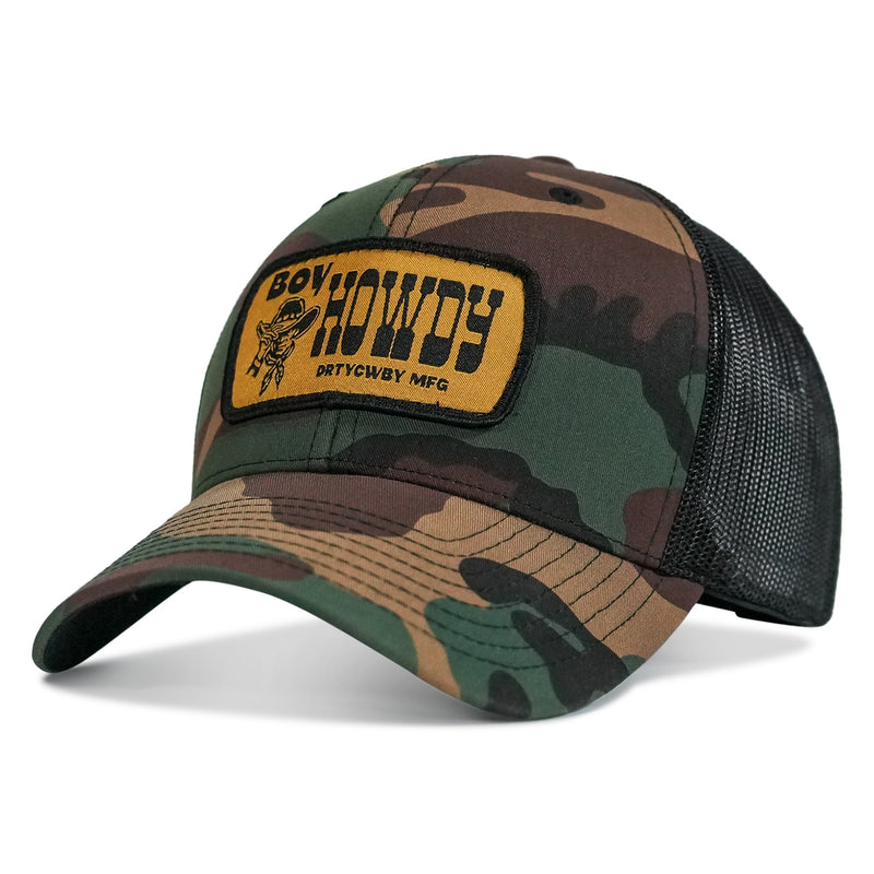 Load image into Gallery viewer, Boy Howdy Western Patch Snapback Hat
