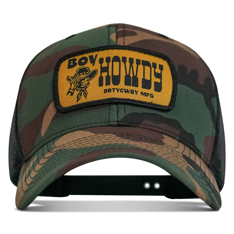 Load image into Gallery viewer, Boy Howdy Western Patch Snapback Hat
