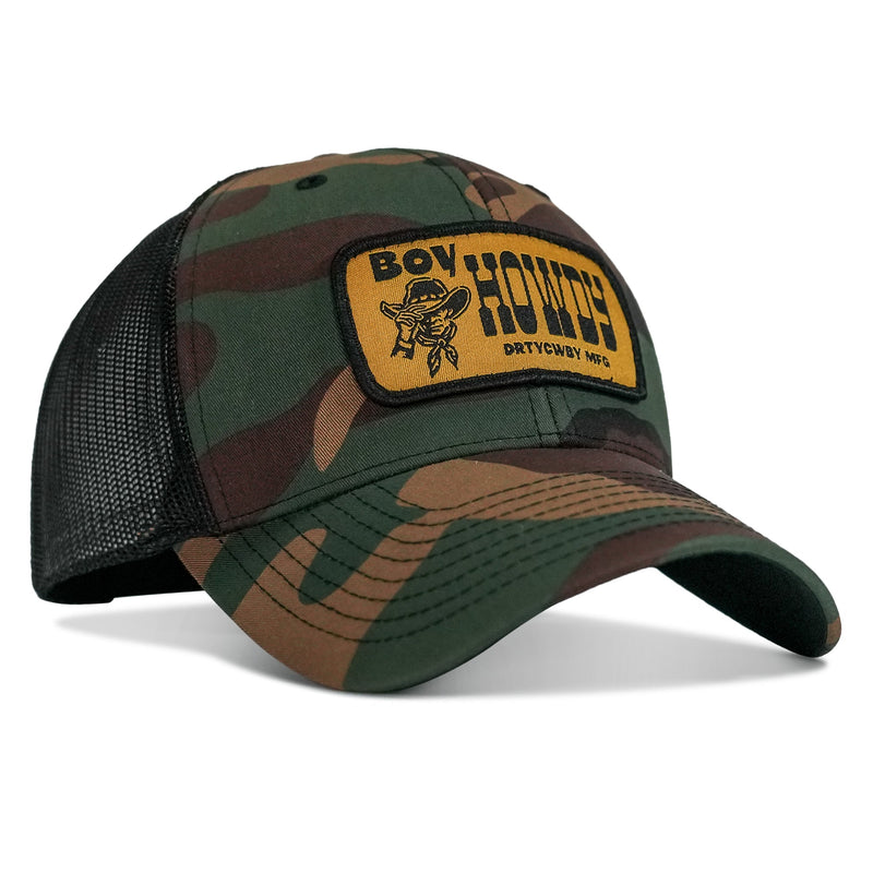 Load image into Gallery viewer, Boy Howdy Western Patch Snapback Hat
