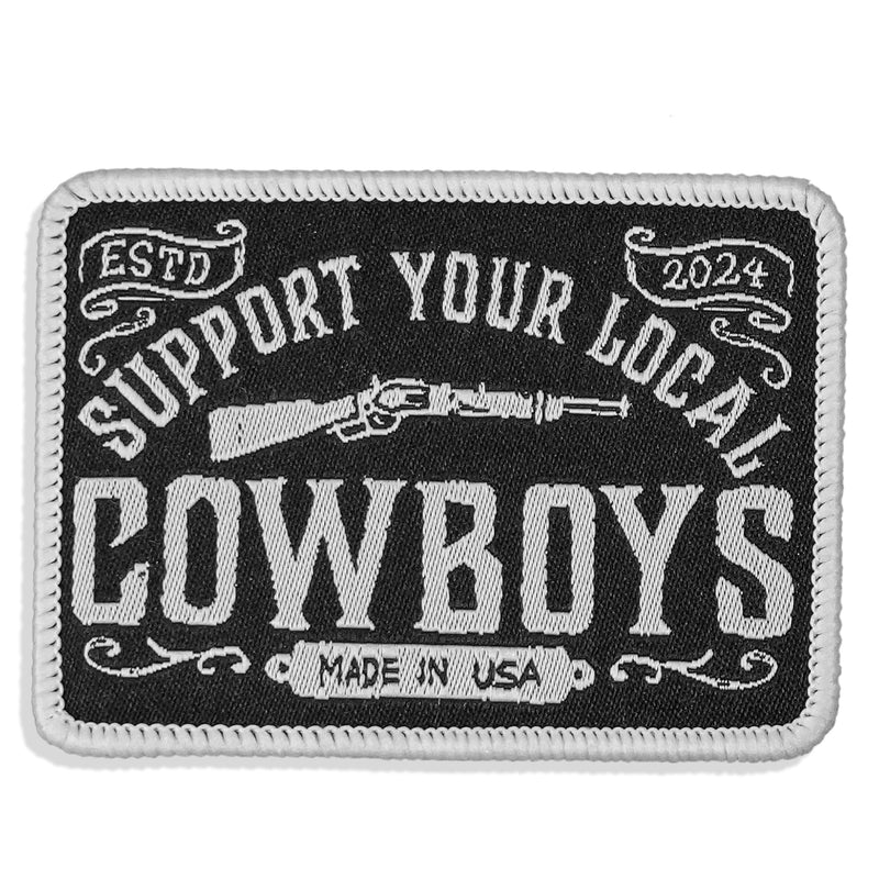 Load image into Gallery viewer, Support Your Local Cowboys Soft Velcro Patch
