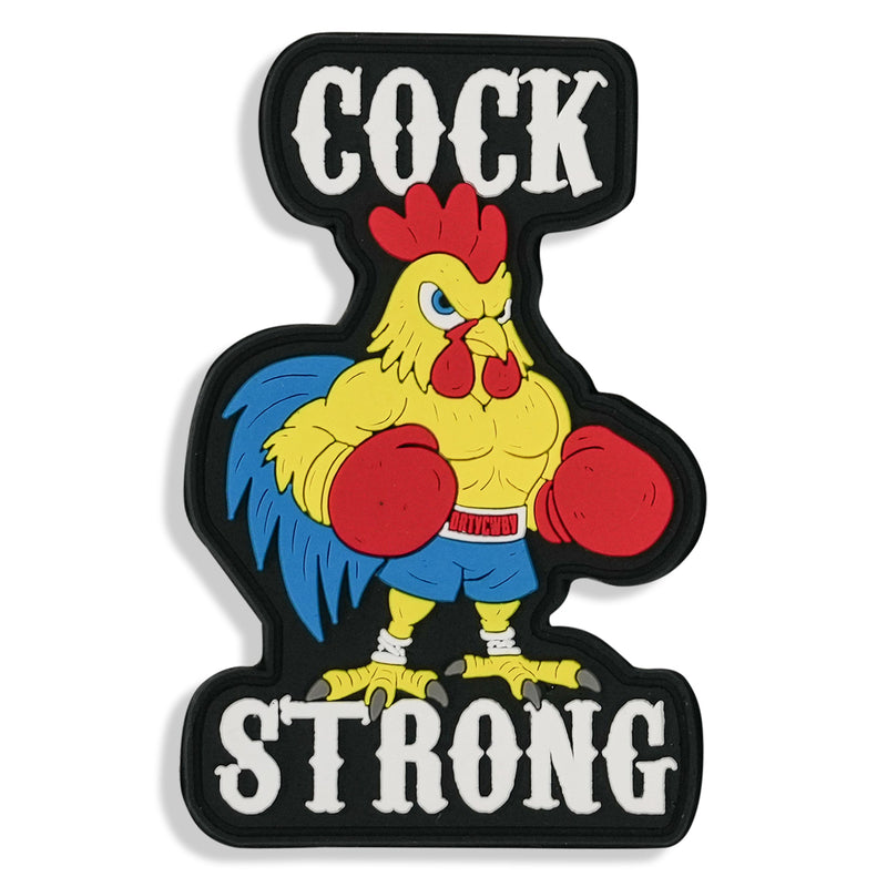 Load image into Gallery viewer, Cock Strong Boxing Chicken Pvc Patch

