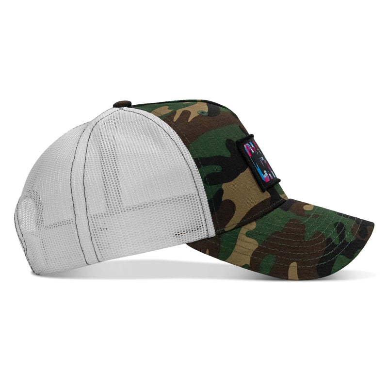 Load image into Gallery viewer, Chaos Hawaiian Patch Snapback Hat
