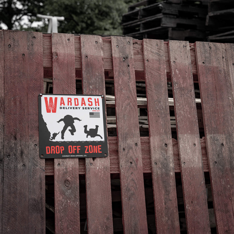 Load image into Gallery viewer, Wardash Delivery Wall Mounting Metal Sign
