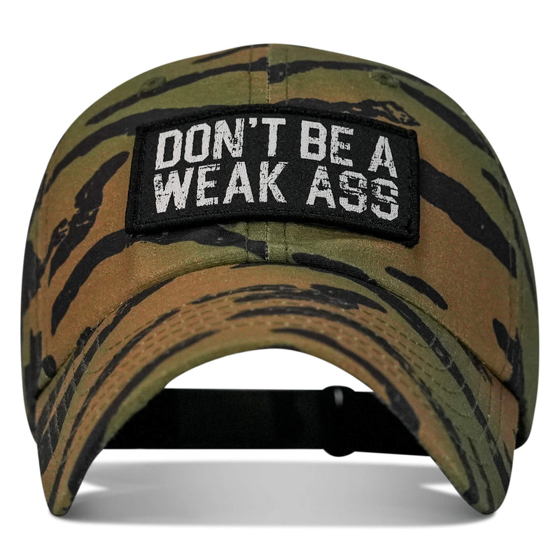 Load image into Gallery viewer, Don&#39;t Be A Weak Ass Patch Low Profile RipStop Hat
