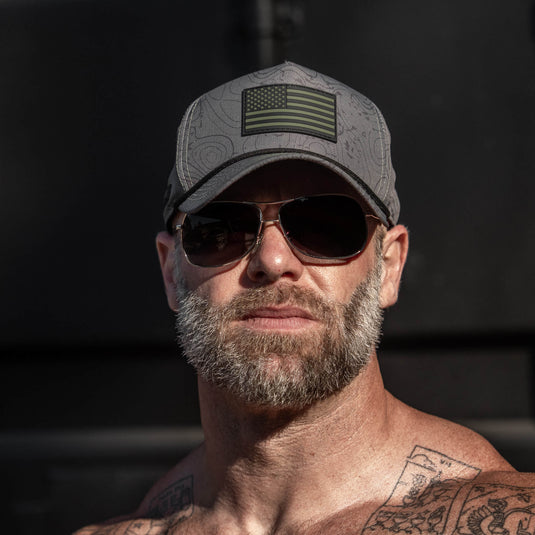 American Flag PVC Patch Waterproof Weekender Snapback