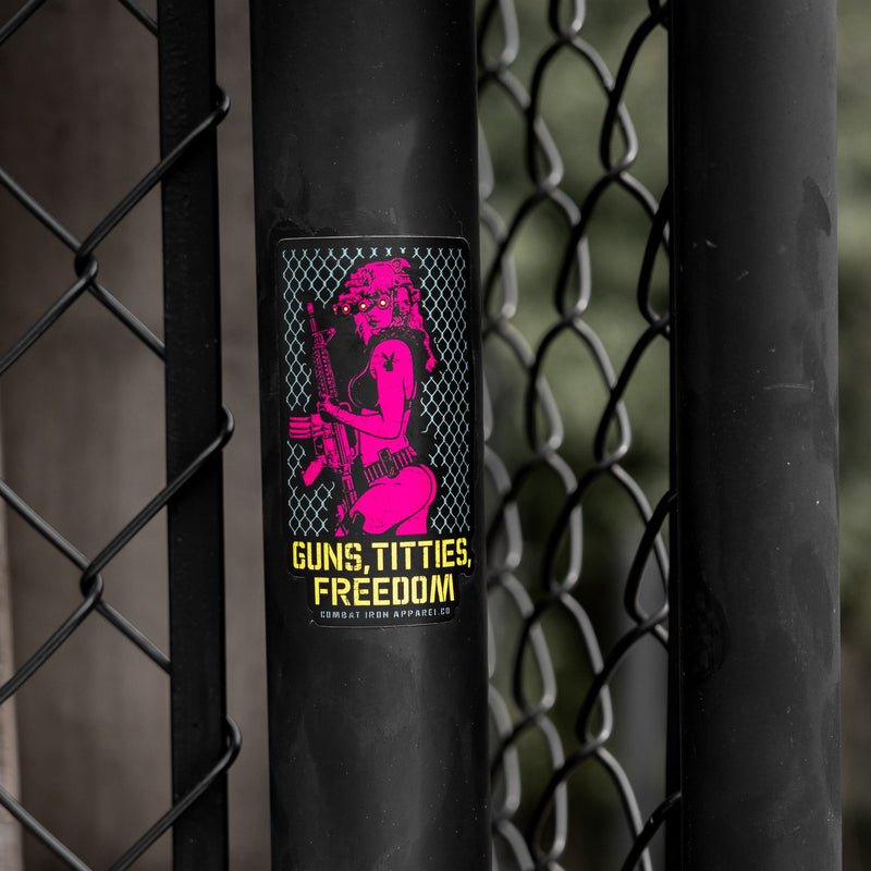 Load image into Gallery viewer, Guns, Titties &amp; Freedom Decal
