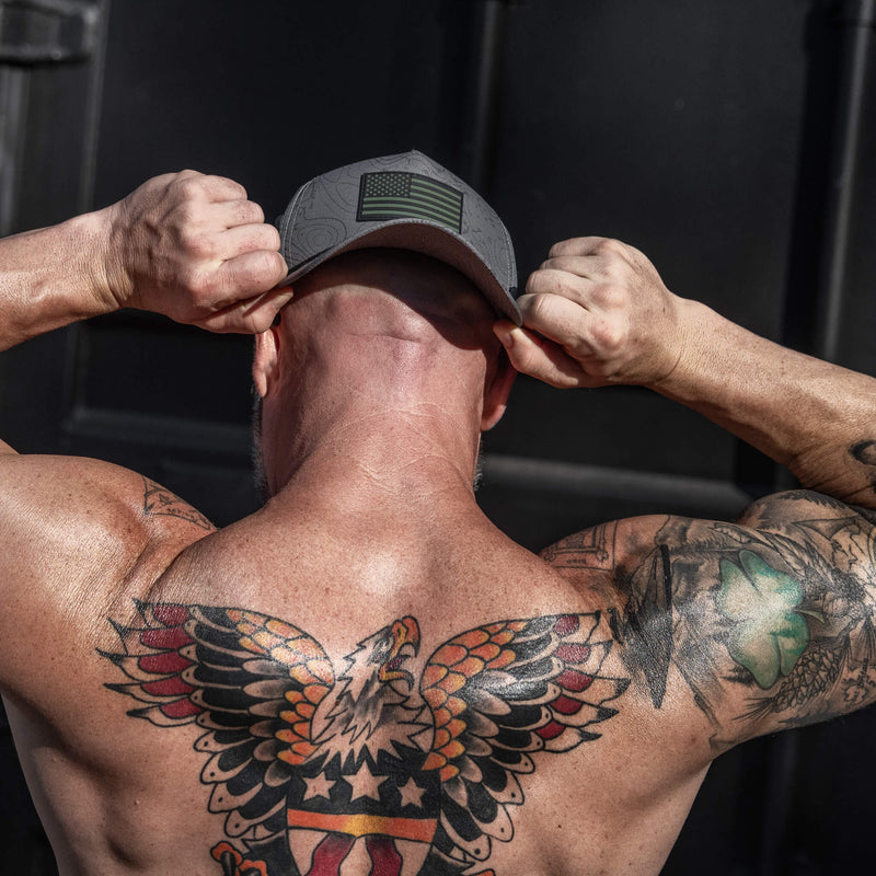 Load image into Gallery viewer, American Flag PVC Patch Waterproof Weekender Snapback
