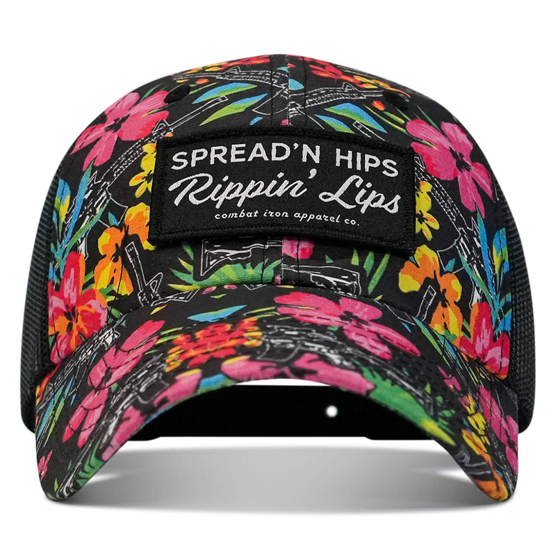 Load image into Gallery viewer, Spreadin&#39; Hips and Rippin&#39; Lips Patch Ripstop Snapback
