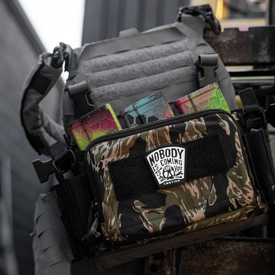 Nobody Is Coming To Save You Skull PVC Velcro Patch