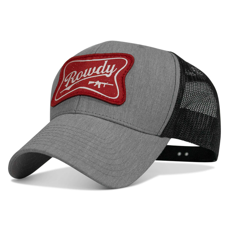 Load image into Gallery viewer, Rowdy Beer Logo Patch Snapback Hat
