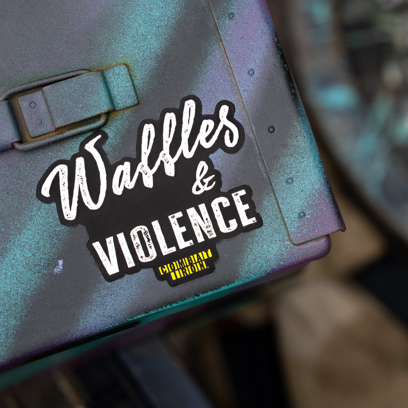 Load image into Gallery viewer, Waffles &amp; Violence Decal
