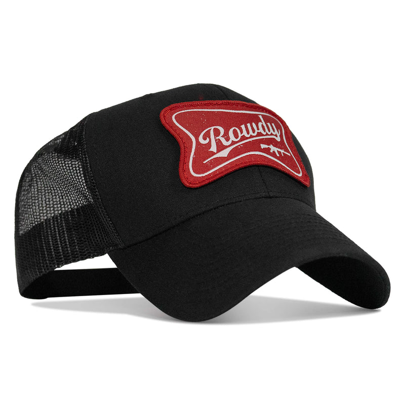 Load image into Gallery viewer, Rowdy Beer Logo Patch Snapback Hat

