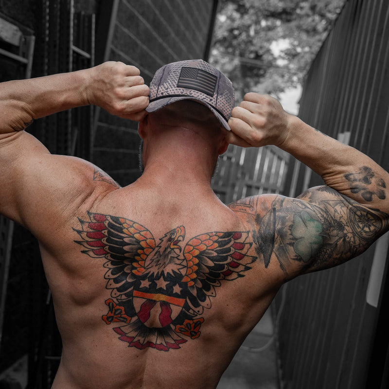 Load image into Gallery viewer, American Flag PVC Patch Waterproof Weekender Snapback
