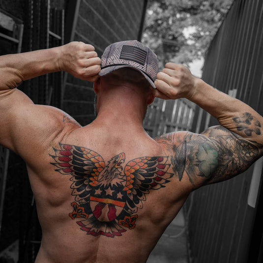 American Flag PVC Patch Waterproof Weekender Snapback