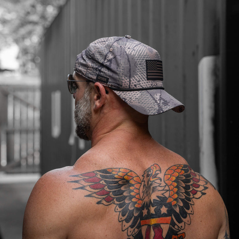 Load image into Gallery viewer, American Flag PVC Patch Waterproof Weekender Snapback
