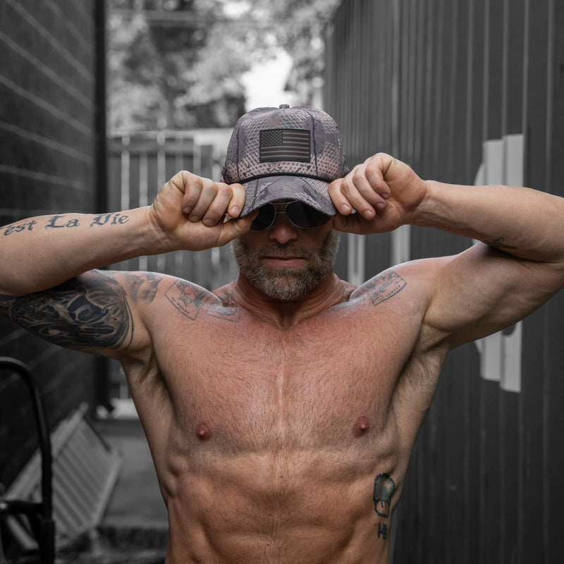 Load image into Gallery viewer, American Flag PVC Patch Waterproof Weekender Snapback
