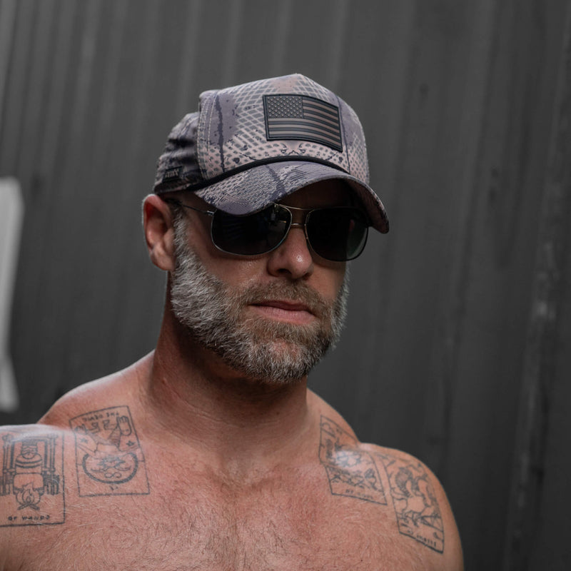 Load image into Gallery viewer, American Flag PVC Patch Waterproof Weekender Snapback
