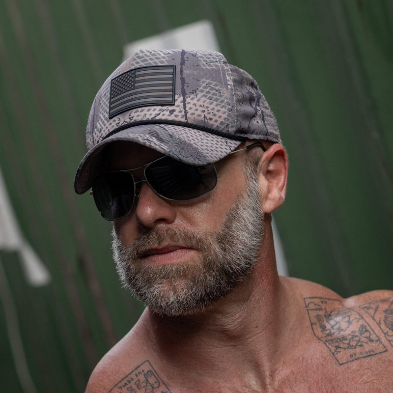 Load image into Gallery viewer, American Flag PVC Patch Waterproof Weekender Snapback
