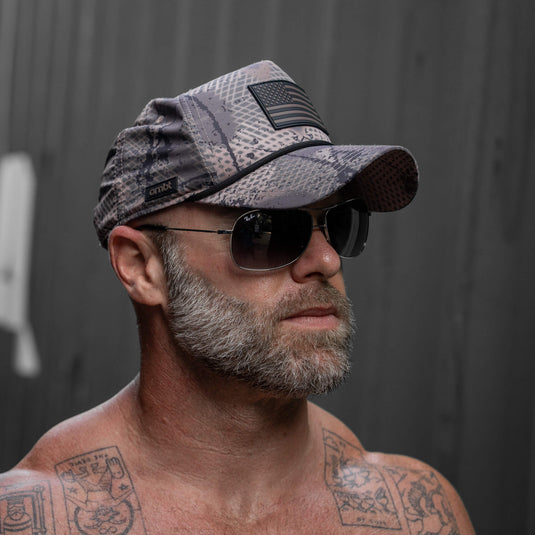 American Flag PVC Patch Waterproof Weekender Snapback