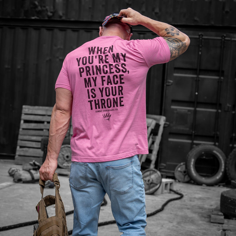 Load image into Gallery viewer, When You're My Princess, My Face Is Your Throne Men's T-Shirt

