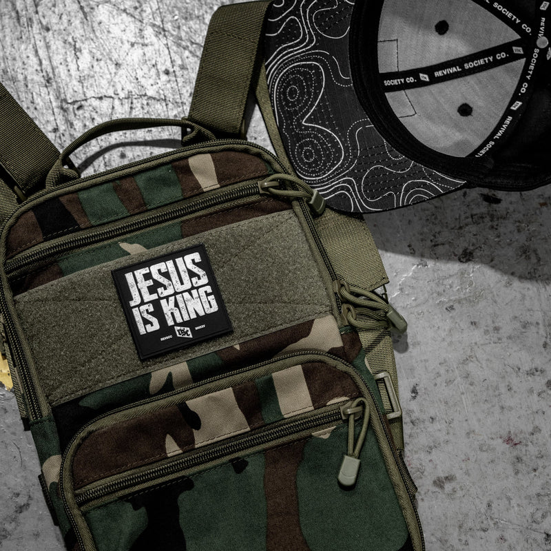 Load image into Gallery viewer, Jesus Is King PVC Patch

