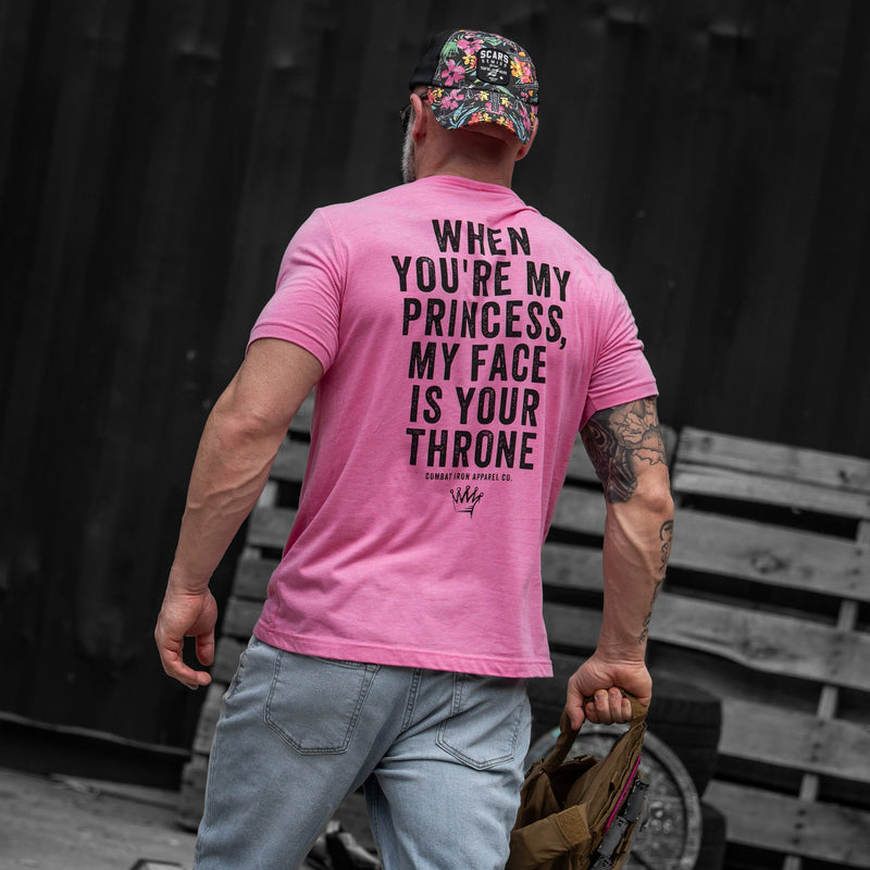 Load image into Gallery viewer, When You're My Princess, My Face Is Your Throne Men's T-Shirt
