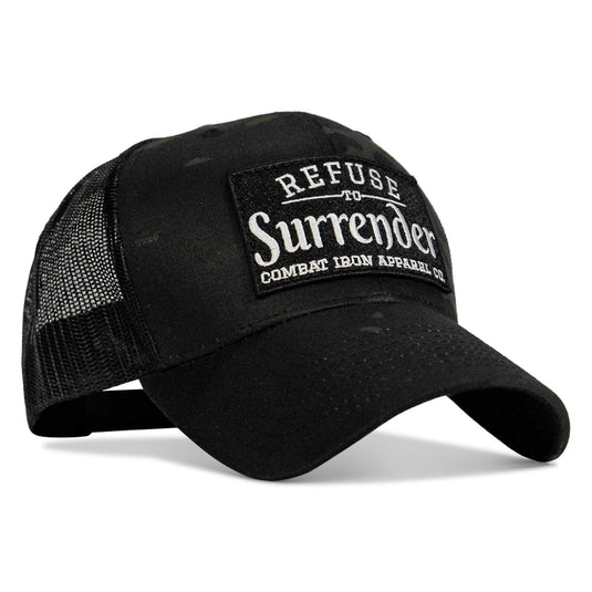 Refuse To Surrender B/W Patch Snapback Hat