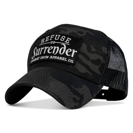 Refuse To Surrender B/W Patch Snapback Hat