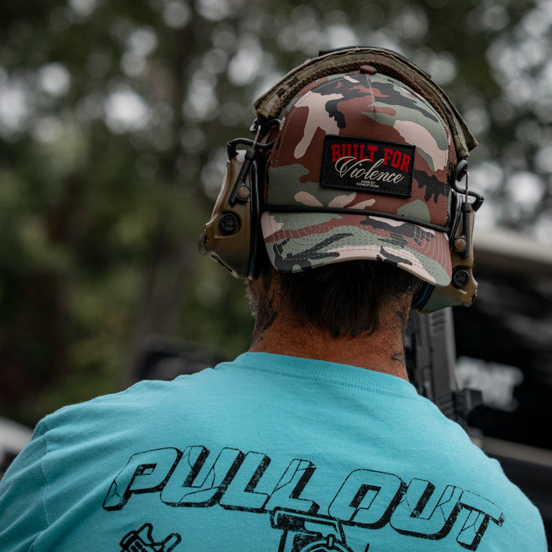 Load image into Gallery viewer, Built For Violence Patch Waterproof Weekender Snapback
