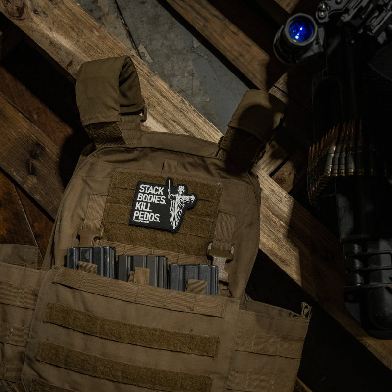 Load image into Gallery viewer, Stack Bodies. Kill Pedos Grim Reaper PVC Patch
