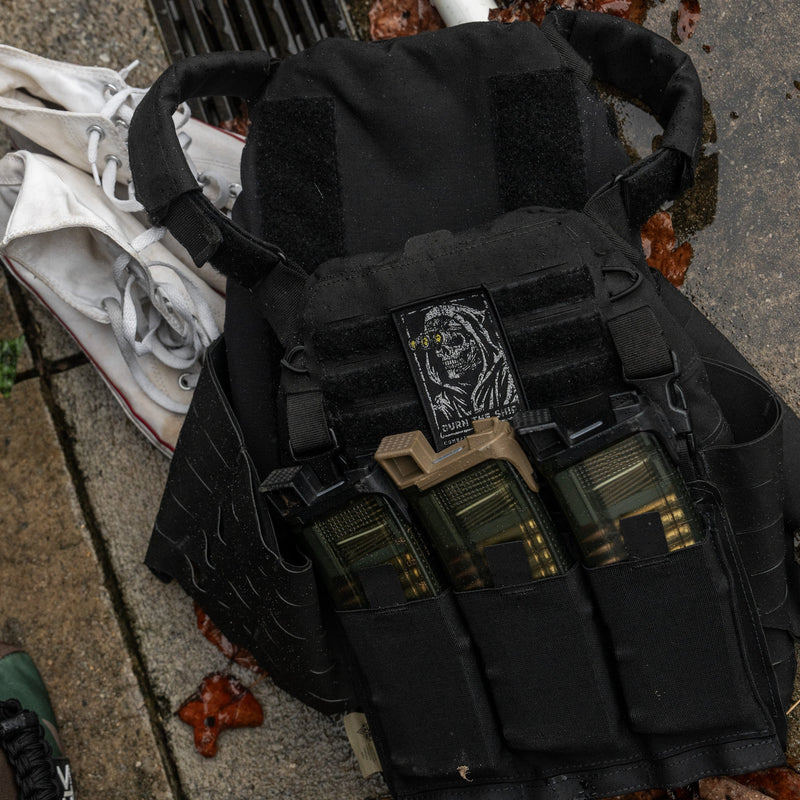 Load image into Gallery viewer, Burn The Ship Skull Velcro Patch

