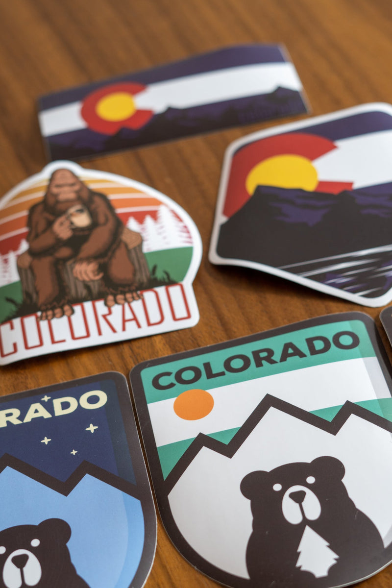 Load image into Gallery viewer, Mint Mountain Bear Sticker
