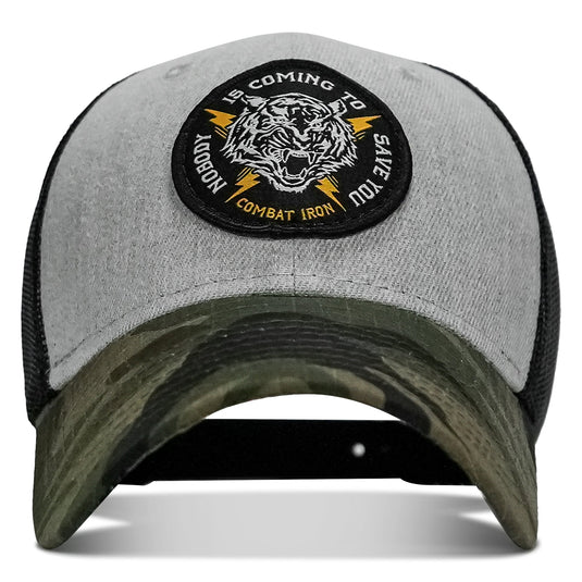 Nobody Is Coming To Save You Patch Original Ripstop Snapback Hat