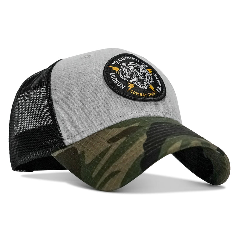 Load image into Gallery viewer, Nobody Is Coming To Save You Patch Snapback Hat
