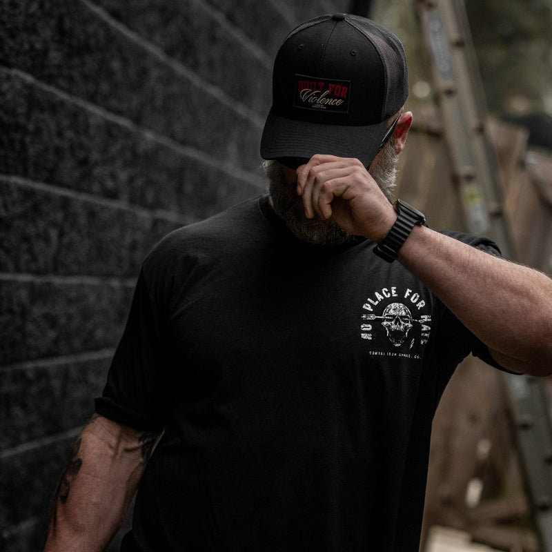 Load image into Gallery viewer, Built For Violence Patch Snapback Hat
